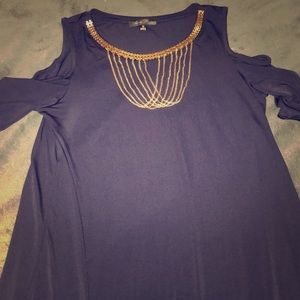 Navy blue dress shirt